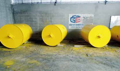 Fabrication de bouées ORIN pour PERENCO